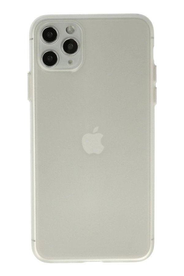 CepteToptan iPhone 11 Pro Max Kılıf Silikon - Şeffaf - DROPX8949-2256