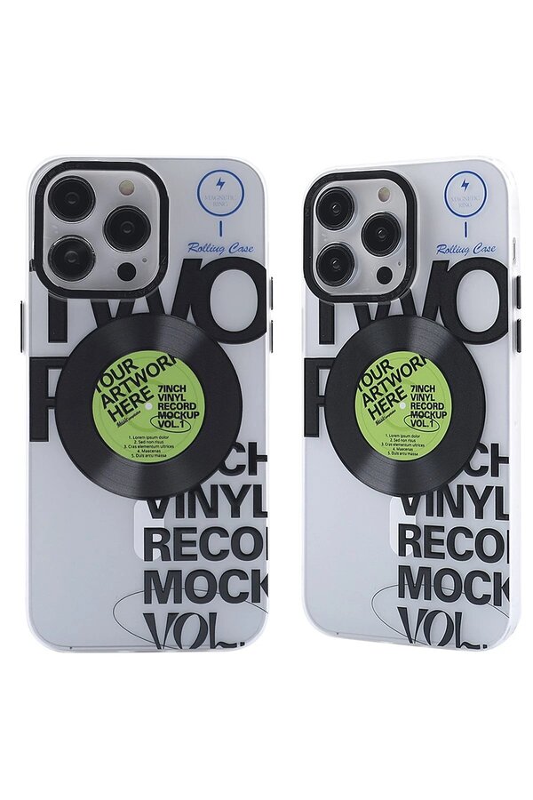 CepteToptan iPhone 14 Pro Kılıf Apollo Magneticsafe Desenli Kapak - Apollo Şeffaf - 5 - DROPX4075-7181