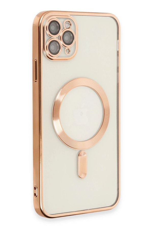 İphone 11 Pro Kılıf Kross Magneti̇csafe Kapak - Rose - Dropx1936-4586