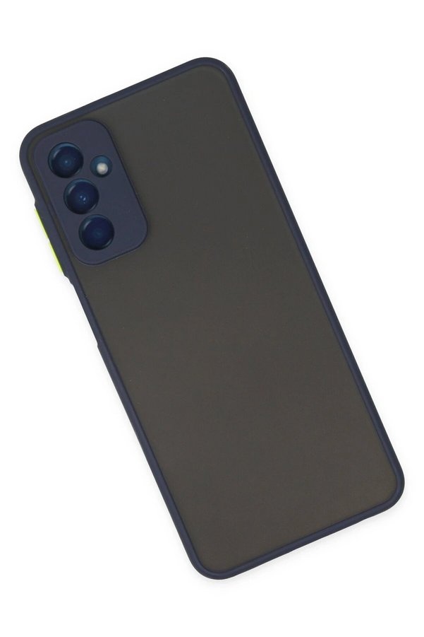 Samsung Galaxy M13 Kılıf Montreal Si̇li̇kon Kapak - Laci̇vert - Dropx4056-1194