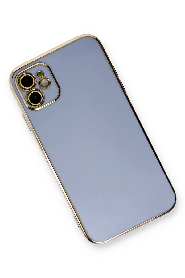 İphone 11 Kılıf Volet Si̇li̇kon - Mavi̇ - Dropx8161-6377