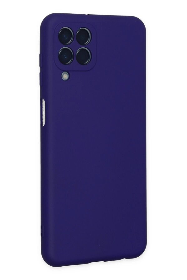 Samsung Galaxy M33 Kılıf Nano İçi̇ Kadi̇fe Si̇li̇kon - Mor - Dropx9571-3368