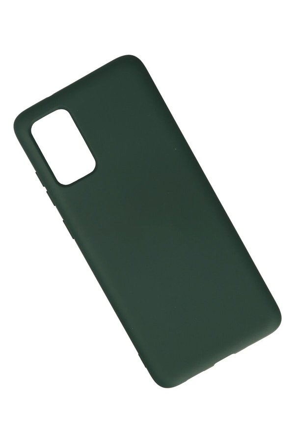 Samsung Galaxy S20 Plus Kılıf Nano İçi̇ Kadi̇fe Si̇li̇kon - Koyu Yeşi̇l - Dropx1478-1749