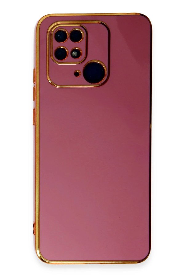 CepteToptan Xiaomi Redmi 10C Kılıf Volet Silikon - Kırmızı - DROPX3314-3003