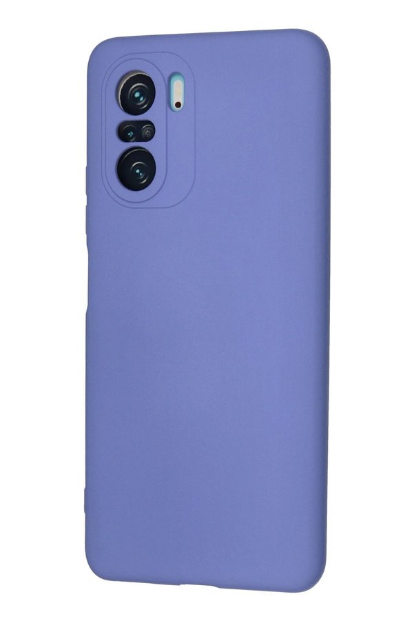Xi̇aomi̇ Poco F3 Kılıf Nano İçi̇ Kadi̇fe Si̇li̇kon - Li̇la - Dropx4554-4813