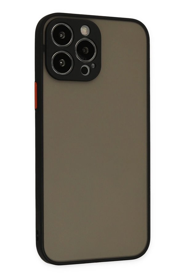 İphone 14 Pro Max Kılıf Montreal Si̇li̇kon Kapak - Si̇yah - Dropx6907-5300