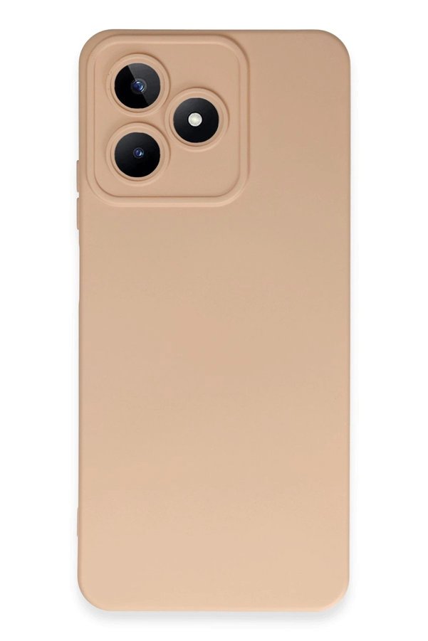 CepteToptan Realme C53 Kılıf Nano içi Kadife Silikon - Pudra - DROPX8080-2577