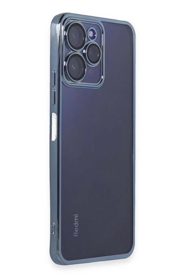 Xi̇aomi̇ Redmi̇ 12 Kılıf Lensli̇ Si̇li̇kon - Si̇erra Blue - Dropx9316-3245