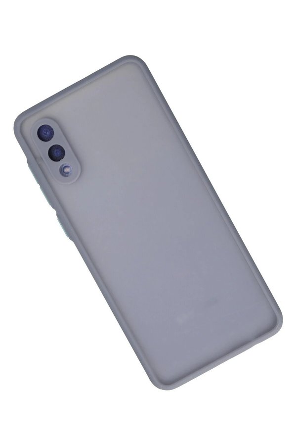 Samsung Galaxy A02 Kılıf Montreal Si̇li̇kon Kapak - Gri̇ - Dropx1828-5492
