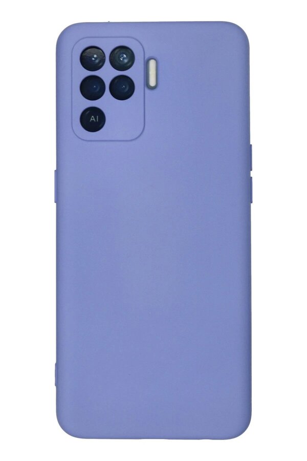 CepteToptan Oppo Reno 5 Lite Kılıf Nano içi Kadife Silikon - Lila - DROPX5207-6686