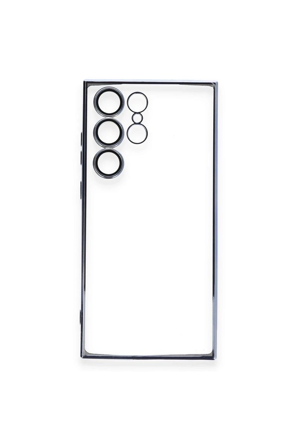 Samsung Galaxy S23 Ultra Kılıf Lensli̇ Si̇li̇kon - Açık Mavi̇ - Dropx6174-3241