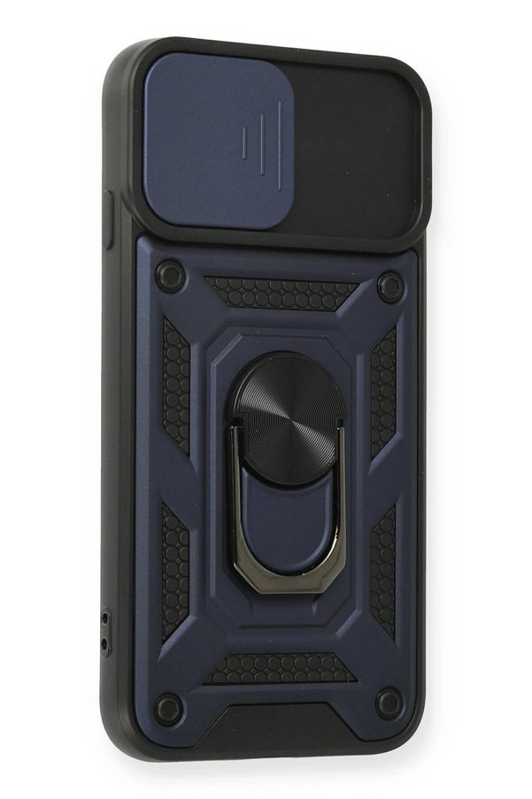 İphone 7 Kılıf Pars Lens Yüzüklü Si̇li̇kon - Laci̇vert - Dropx5221-4225
