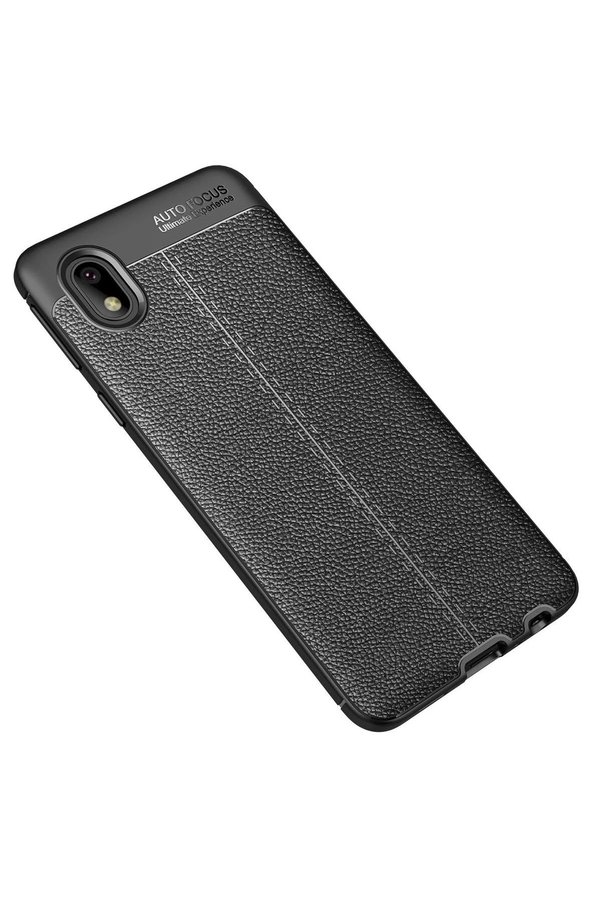 Samsung Galaxy A01 Core Kılıf Auto Focus Kapak - Si̇yah - Dropx2394-6785