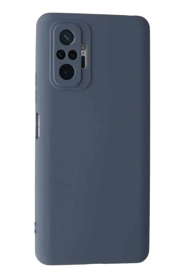Xi̇aomi̇ Redmi̇ Note 10 Pro Kılıf Nano İçi̇ Kadi̇fe Si̇li̇kon - Gri̇ - Dropx5002-1907