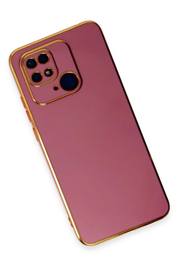 Xi̇aomi̇ Redmi̇ 10C Kılıf Volet Si̇li̇kon - Kırmızı - Dropx3314-3003