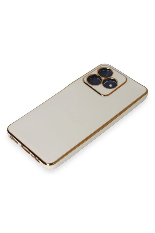 Realme C53 Kılıf Volet Si̇li̇kon - Beyaz - Dropx1417-8015