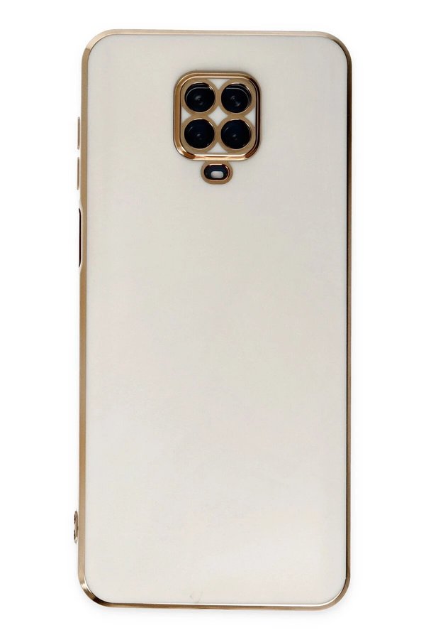 Xi̇aomi̇ Redmi̇ Note 9 Pro Kılıf Volet Si̇li̇kon - Beyaz - Dropx5759-7895