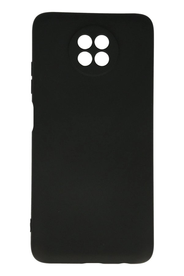CepteToptan Xiaomi Redmi Note 9 5G Kılıf Nano içi Kadife Silikon - Siyah - DROPX4577-7452