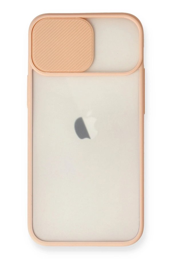 İphone 11 Kılıf Palm Buzlu Kamera Sürgülü Si̇li̇kon - Pembe - Dropx3008-1603