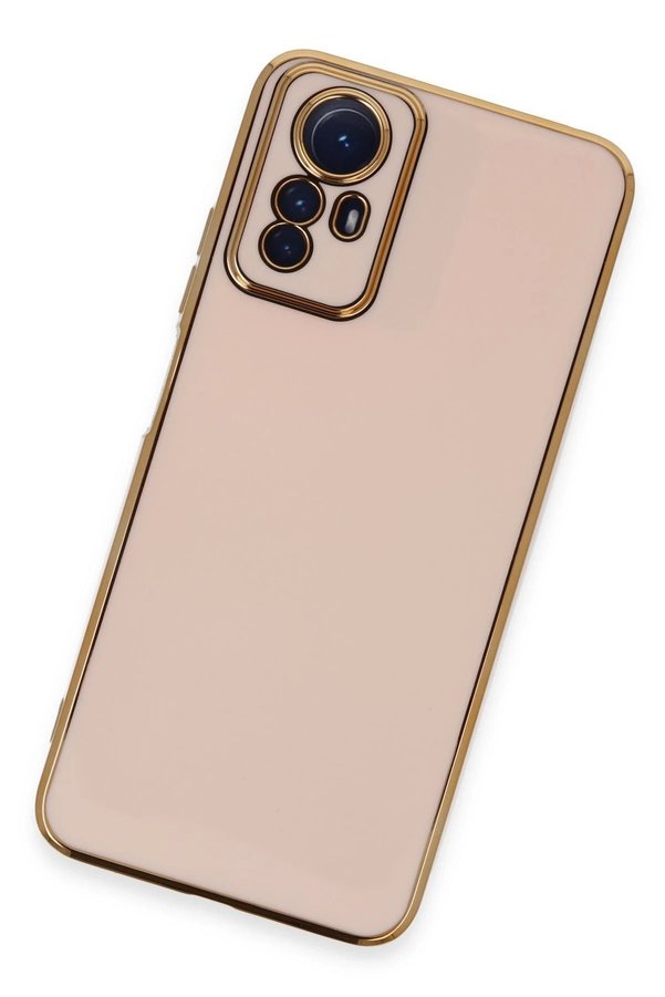 Xi̇aomi̇ Redmi̇ Note 12S Kılıf Volet Si̇li̇kon - Pembe - Dropx8168-7053