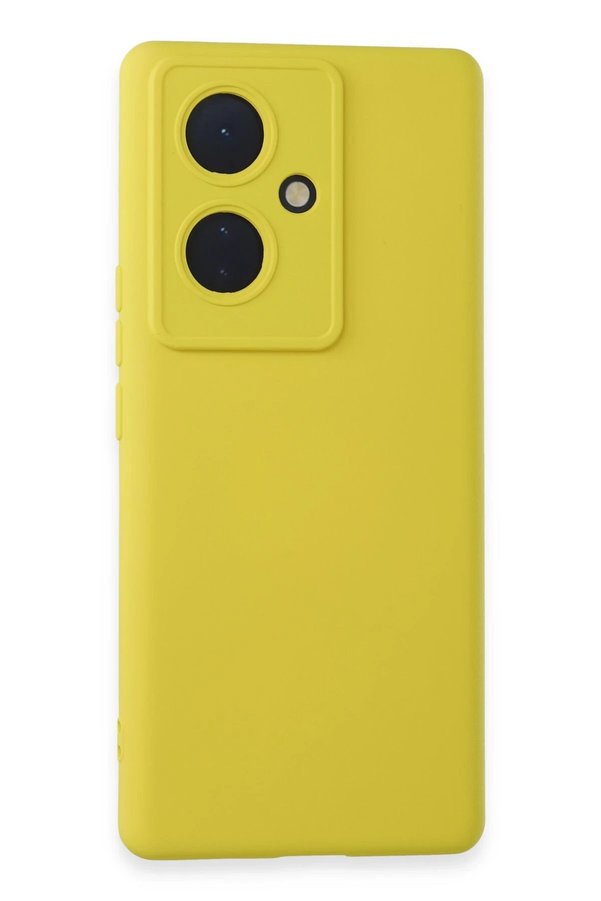 CepteToptan Vivo V29 Lite Kılıf Nano içi Kadife Silikon - Sarı - DROPX6266-5474