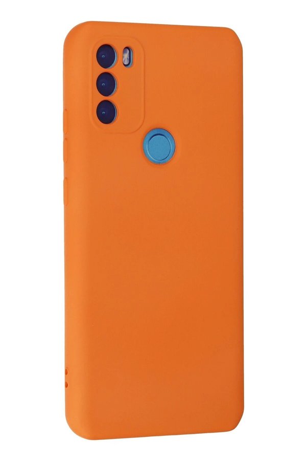 General Mobi̇le Gm 21 Plus Kılıf Nano İçi̇ Kadi̇fe Si̇li̇kon - Turuncu - Dropx3358-5404