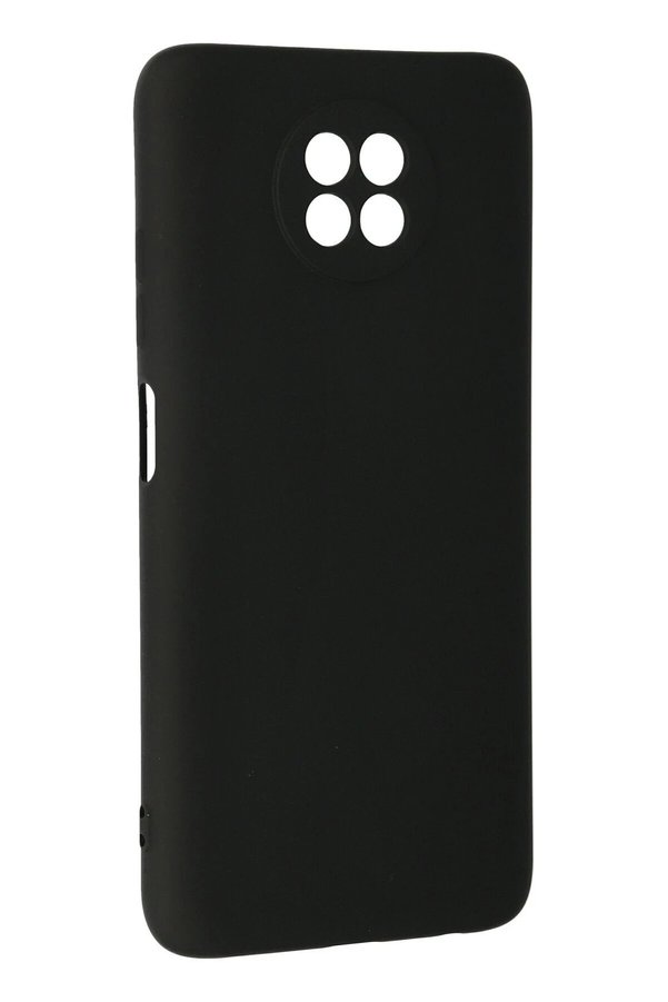 Xi̇aomi̇ Redmi̇ Note 9 5G Kılıf Nano İçi̇ Kadi̇fe Si̇li̇kon - Si̇yah - Dropx4577-7452