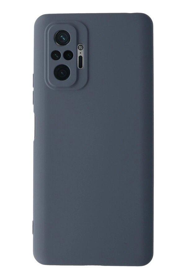 CepteToptan Xiaomi Redmi Note 10 Pro Kılıf Nano içi Kadife Silikon - Gri - DROPX5002-1907