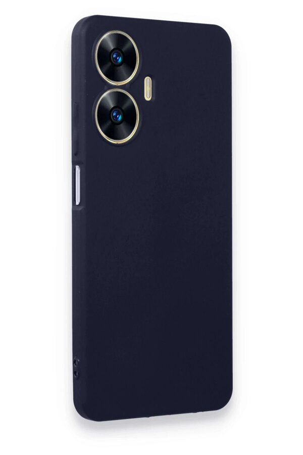 Realme C55 Kılıf Fi̇rst Si̇li̇kon - Laci̇vert - Dropx3646-7648