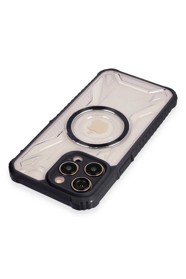 İphone 13 Pro Kılıf Prag Magneti̇csafe Kapak - Si̇yah - Dropx7327-5682