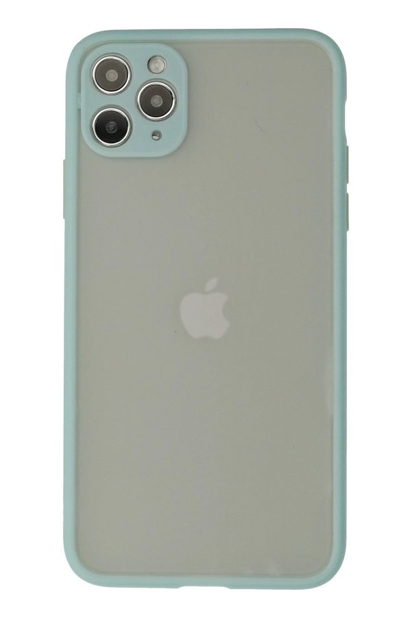 CepteToptan iPhone 12 Pro Kılıf Montreal Silikon Kapak - Turkuaz - DROPX2118-3719