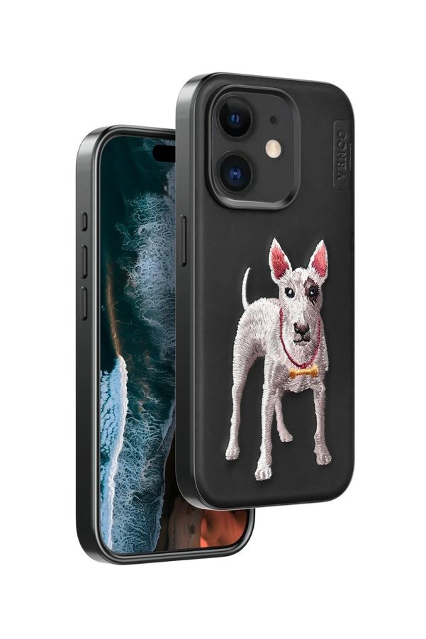 İphone 11 Perma Desenli̇ Kapak - Si̇yah - Dropx1084-6328