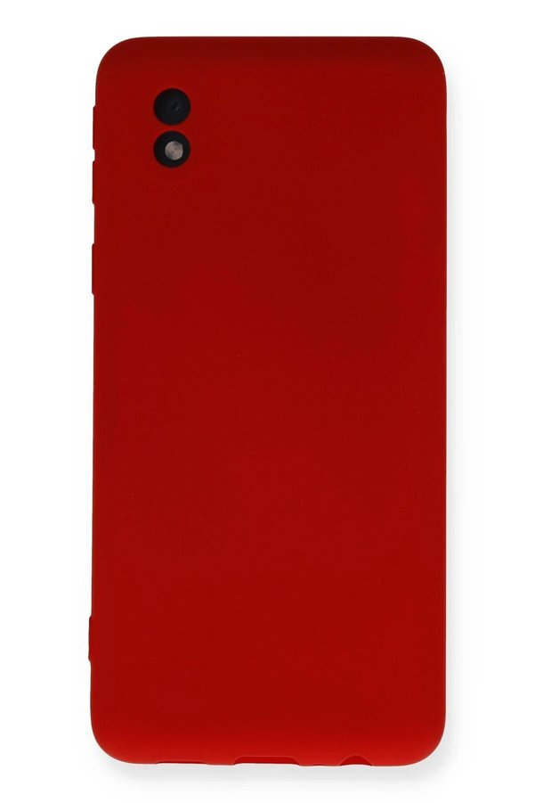 CepteToptan Samsung Galaxy A01 Core Kılıf Nano içi Kadife Silikon - Kırmızı - DROPX8098-6325