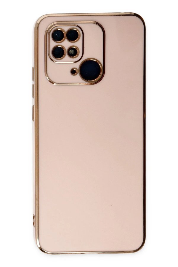 Xi̇aomi̇ Redmi̇ 10C Kılıf Volet Si̇li̇kon - Pembe - Dropx4330-6533
