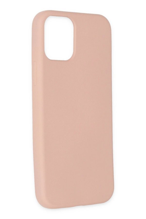 İphone 11 Pro Max Kılıf Nano İçi̇ Kadi̇fe Si̇li̇kon - Pudra - Dropx1490-4581