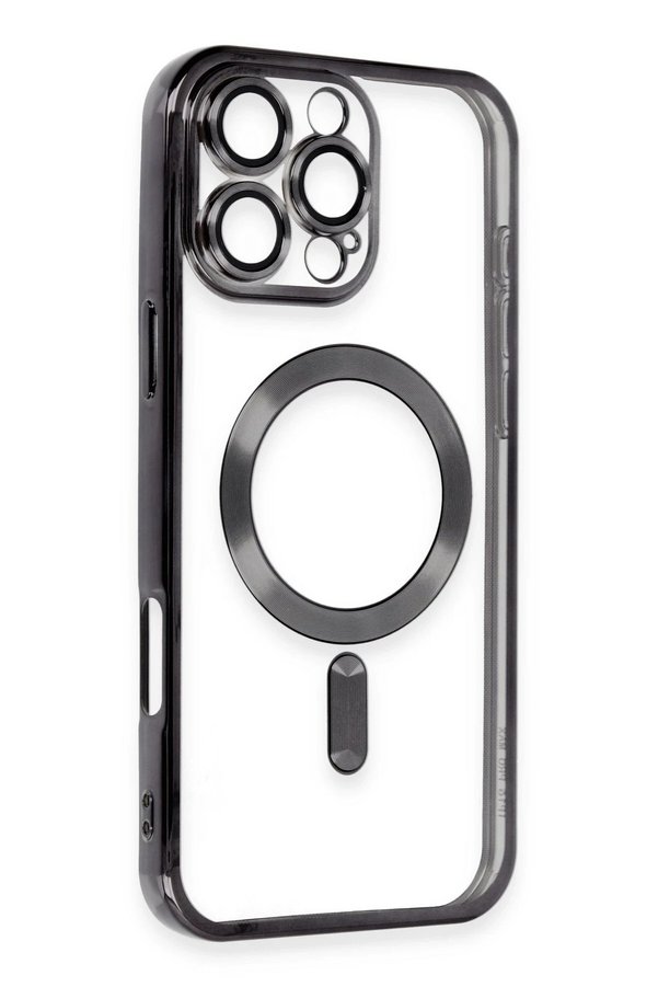 CepteToptan iPhone 16 Pro Max Kılıf Kross Magneticsafe Kapak - Siyah - DROPX8042-5042