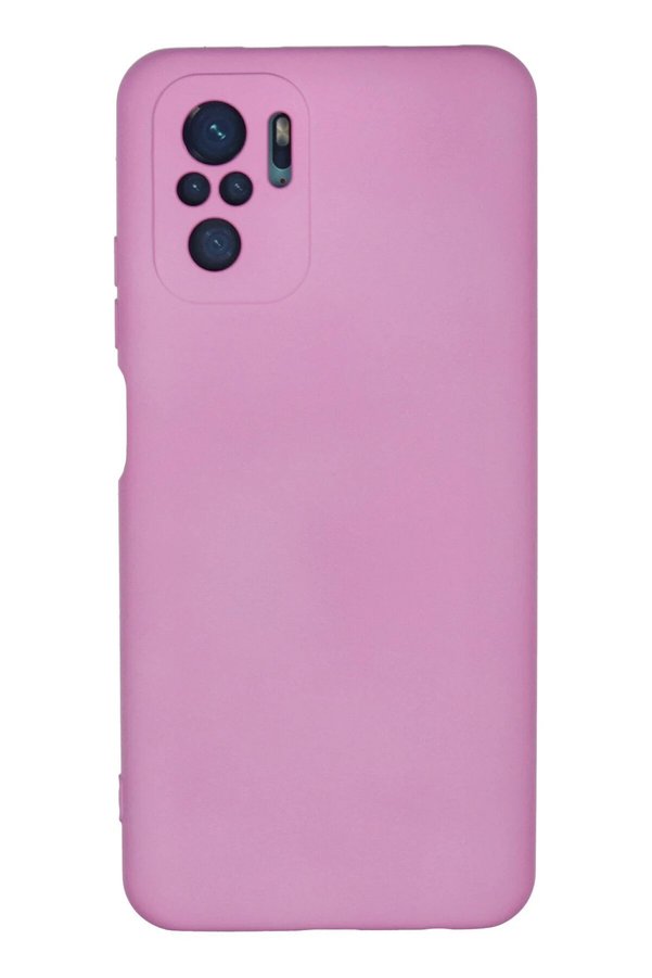 CepteToptan Xiaomi Redmi Note 10 Kılıf Nano içi Kadife Silikon - Pembe - DROPX1784-4700