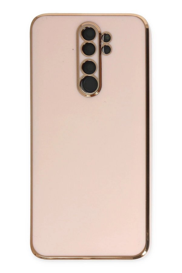 CepteToptan Xiaomi Redmi Note 8 Pro Kılıf Volet Silikon - Pembe - DROPX2029-2106