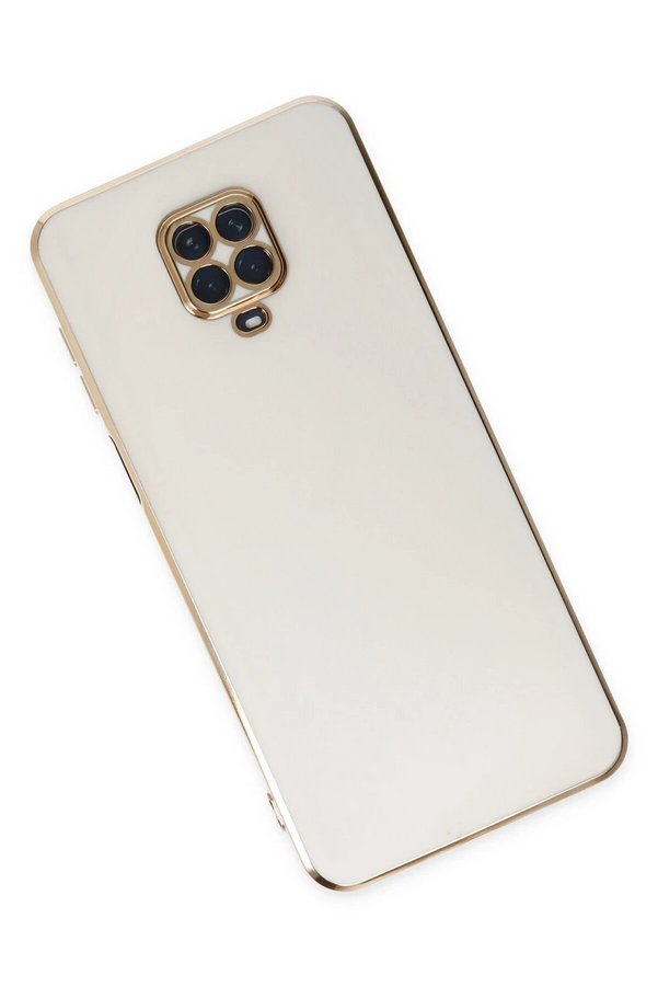 Xi̇aomi̇ Redmi̇ Note 9 Pro Kılıf Volet Si̇li̇kon - Beyaz - Dropx5759-7895