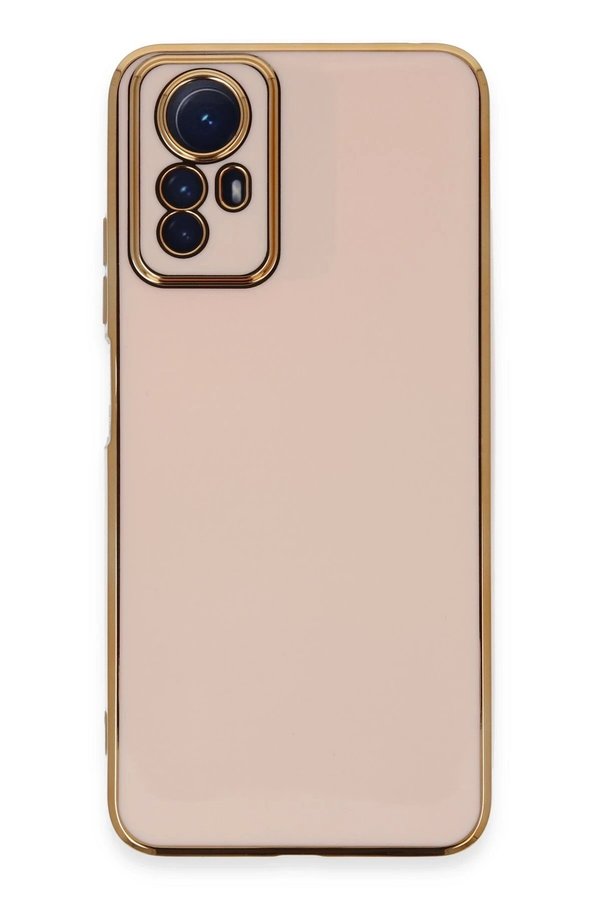 CepteToptan Xiaomi Redmi Note 12S Kılıf Volet Silikon - Pembe - DROPX8168-7053