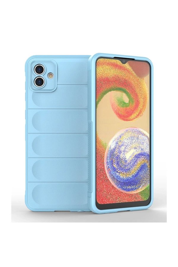 CepteToptan Samsung Galaxy A04E Kılıf Optimum Silikon - Sky Blue - DROPX7507-7901