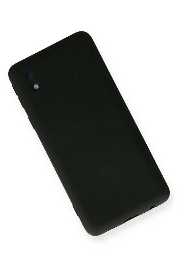 Samsung Galaxy A01 Core Kılıf Nano İçi̇ Kadi̇fe Si̇li̇kon - Si̇yah - Dropx8461-6776