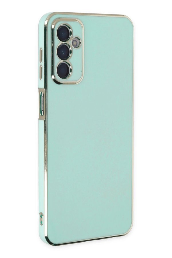 Samsung Galaxy M23 Kılıf Volet Si̇li̇kon - Açık Yeşi̇l - Dropx1804-5754