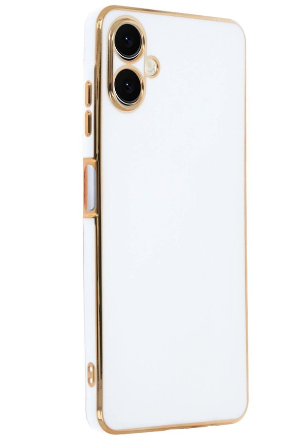 CepteToptan Samsung Galaxy A06 Kılıf Volet Silikon - Beyaz - TNC2229-8991