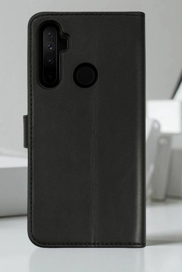 Realme 6İ Kılıf Trend S Plus Kapaklı Kılıf - Gold - Dropx4006-6811