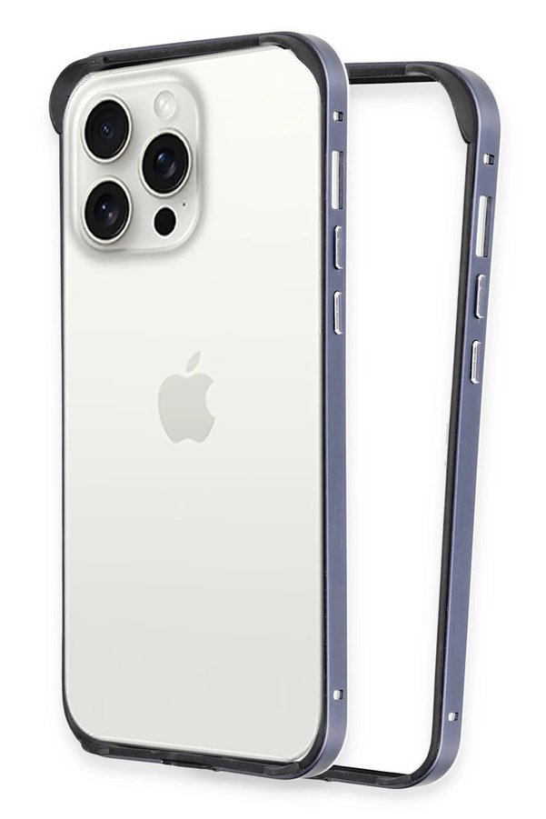 CepteToptan iPhone 14 Pro Land Bumper Koruma Kapak - Lacivert - DROPX5288-8079