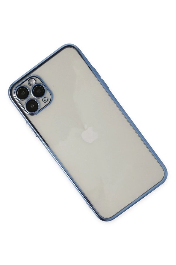 İphone 11 Pro Kılıf Lensli̇ Si̇li̇kon - Açık Mavi̇ - Dropx7858-9774