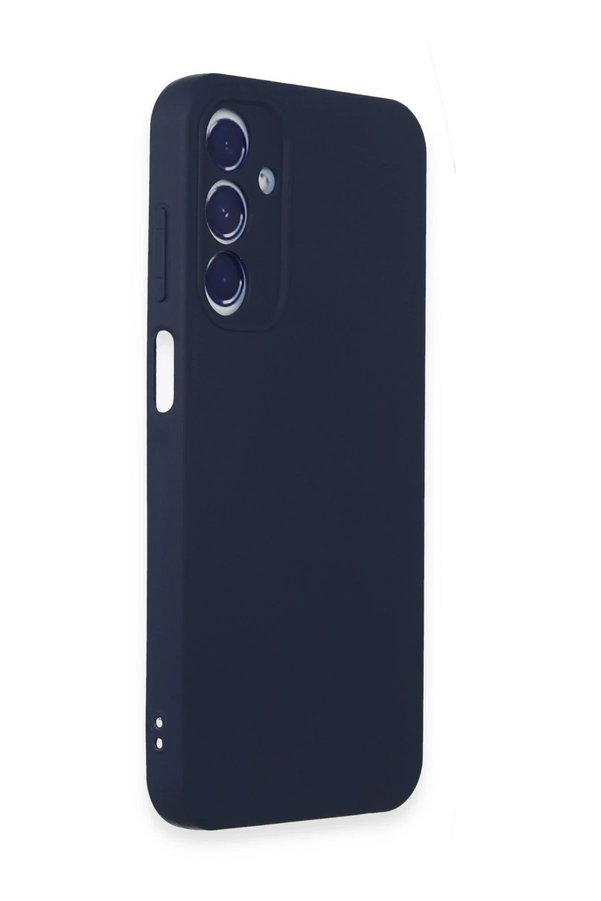Samsung Galaxy A15 4G Kılıf Fi̇rst Si̇li̇kon - Laci̇vert - Dropx6266-8750