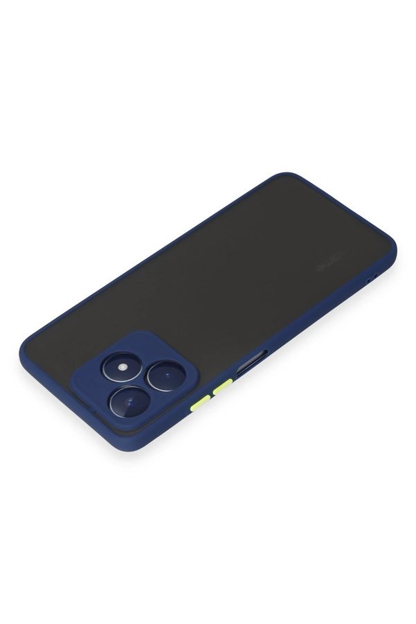 Realme C53 Kılıf Montreal Si̇li̇kon Kapak - Laci̇vert - Dropx2624-2787