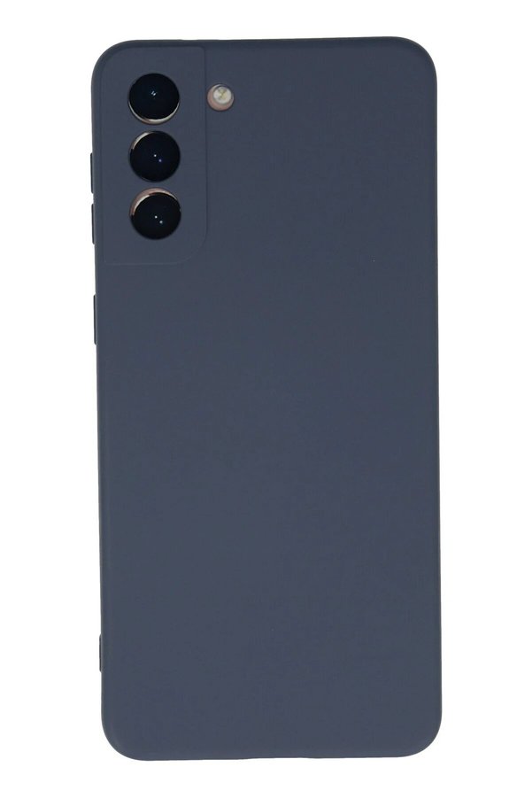 CepteToptan Samsung Galaxy S21 Plus Kılıf Nano içi Kadife Silikon - Gri - DROPX7991-2895